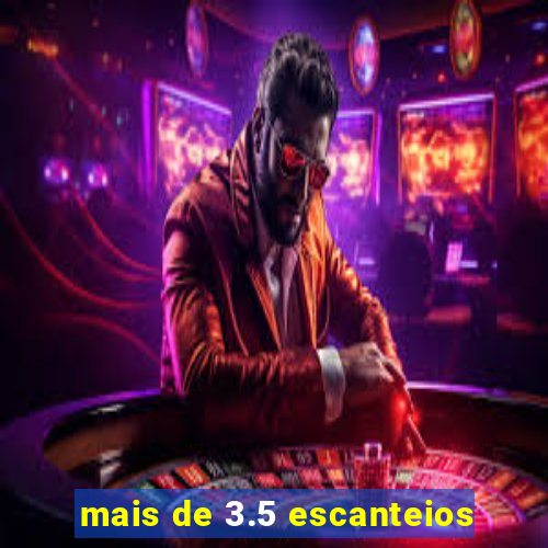 mais de 3.5 escanteios