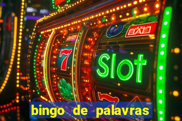 bingo de palavras de natal