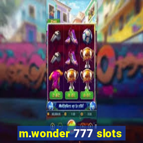 m.wonder 777 slots