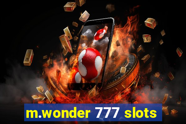 m.wonder 777 slots