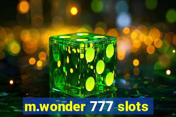 m.wonder 777 slots