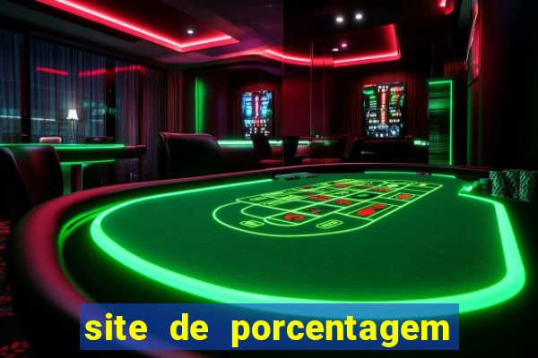 site de porcentagem de slots