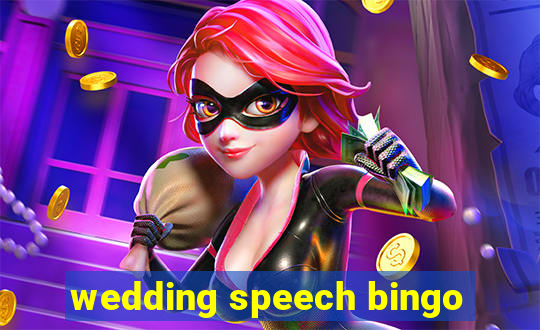 wedding speech bingo