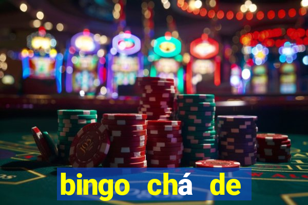 bingo chá de bebê excel