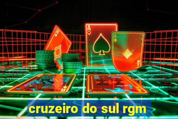 cruzeiro do sul rgm