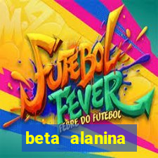 beta alanina aumenta a pressao