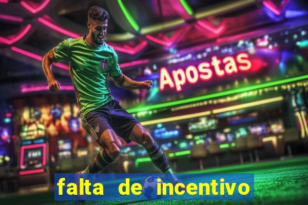 falta de incentivo ao esporte nas escolas