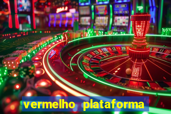 vermelho plataforma de jogos