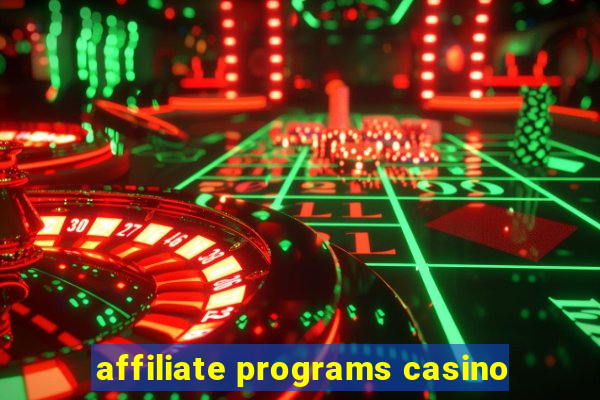 affiliate programs casino