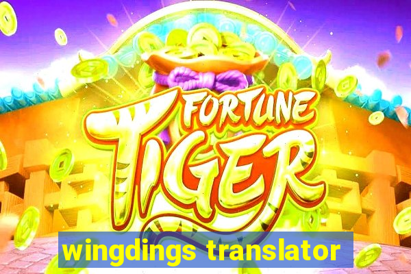 wingdings translator