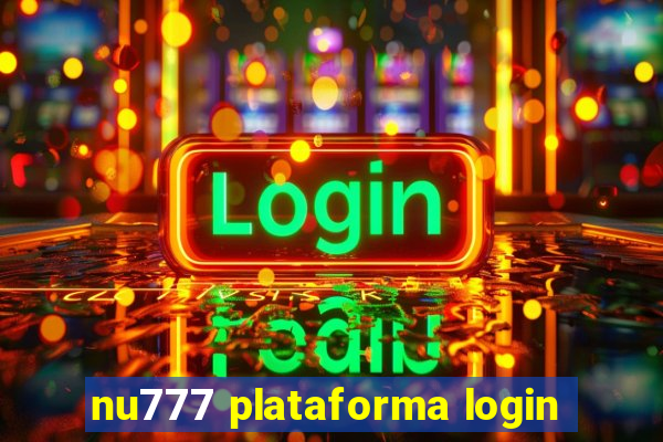 nu777 plataforma login