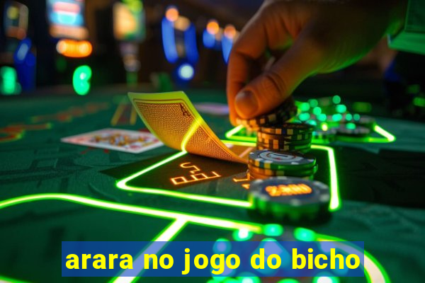 arara no jogo do bicho