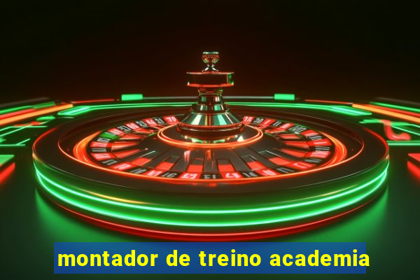 montador de treino academia