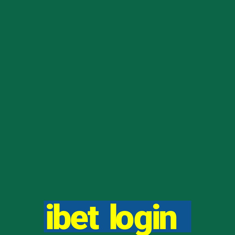 ibet login