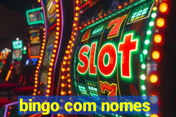 bingo com nomes