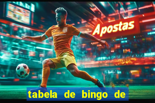 tabela de bingo de 1 a 100