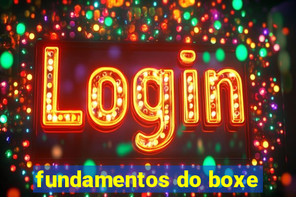 fundamentos do boxe