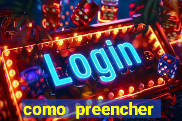 como preencher recibo de pagamento