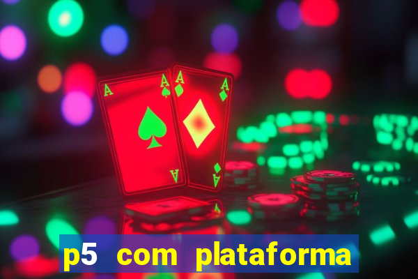 p5 com plataforma de jogos