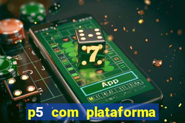 p5 com plataforma de jogos