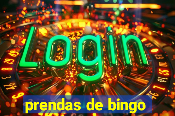 prendas de bingo