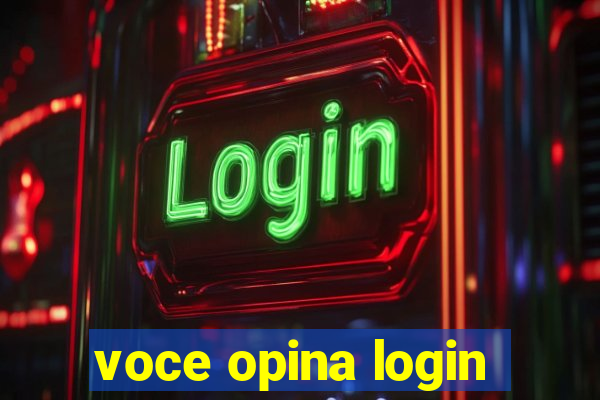 voce opina login