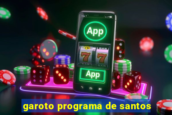 garoto programa de santos