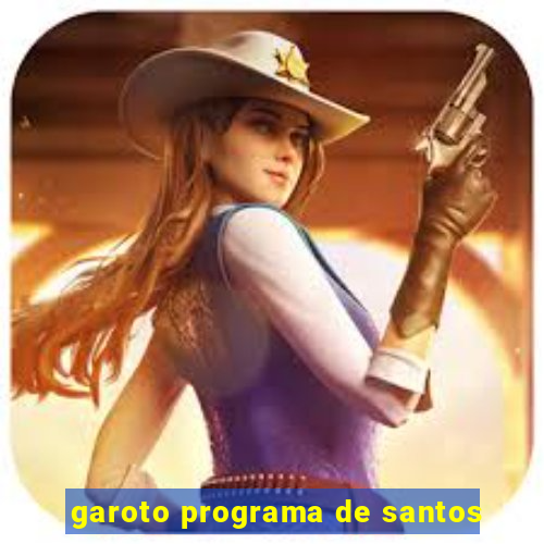 garoto programa de santos