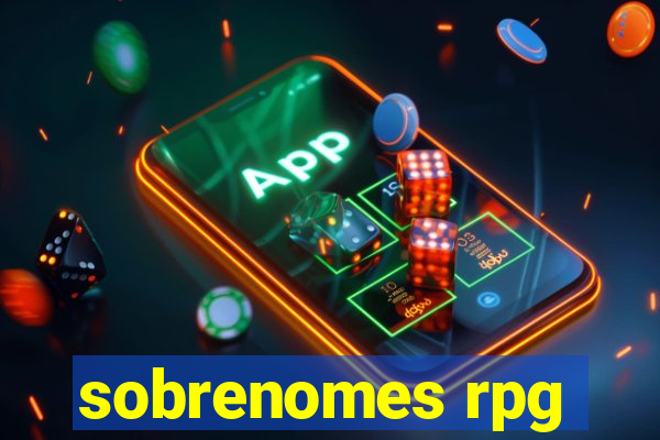 sobrenomes rpg