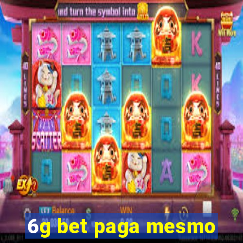 6g bet paga mesmo