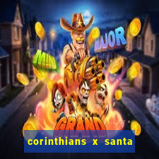 corinthians x santa cruz ao vivo hd