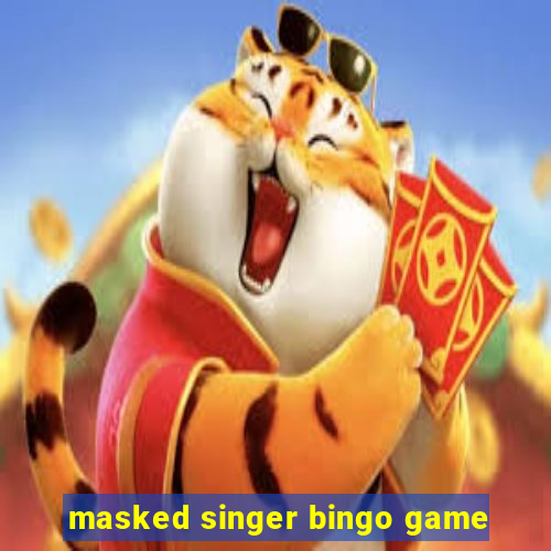 masked singer bingo game