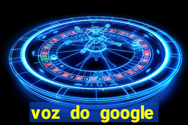 voz do google tradutor homem