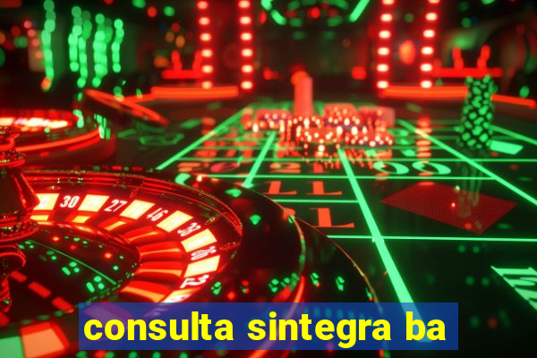 consulta sintegra ba