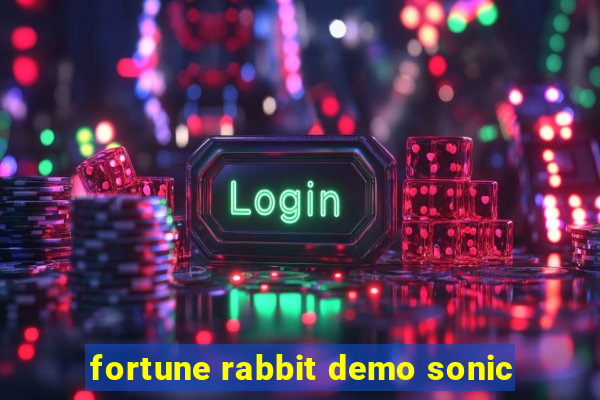 fortune rabbit demo sonic