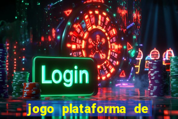 jogo plataforma de 3 reais