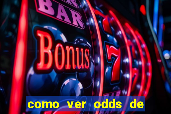 como ver odds de jogos passados