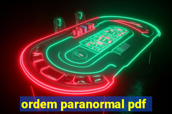 ordem paranormal pdf