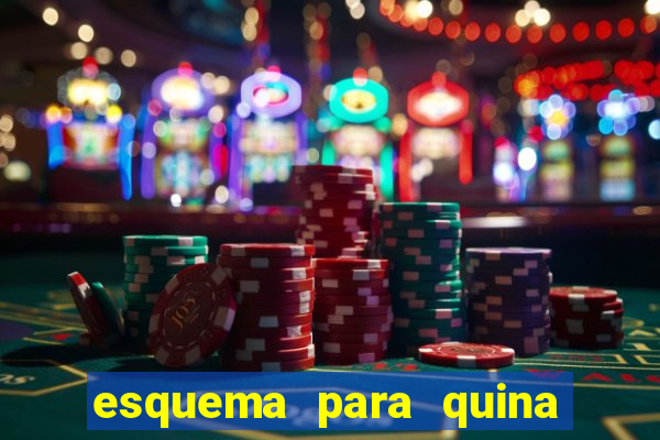 esquema para quina com 20 dezenas