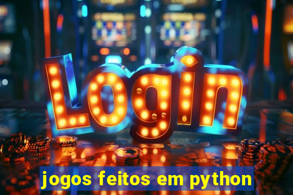 jogos feitos em python