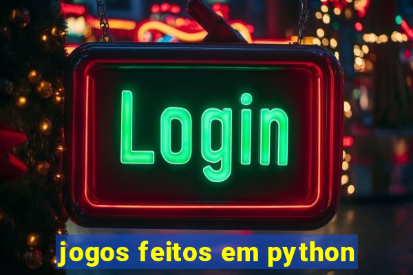 jogos feitos em python