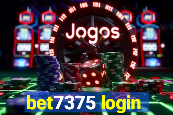 bet7375 login