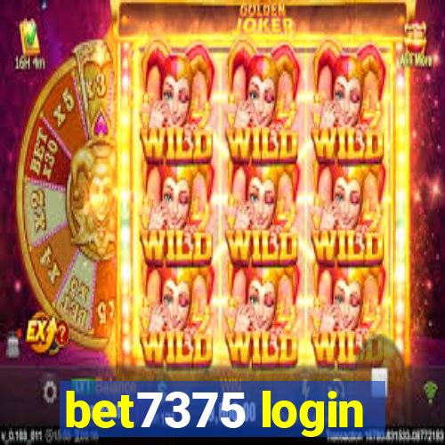 bet7375 login