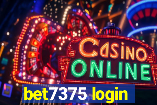 bet7375 login