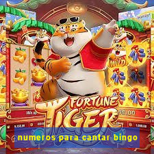 numeros para cantar bingo