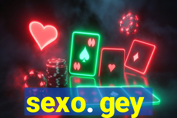 sexo. gey