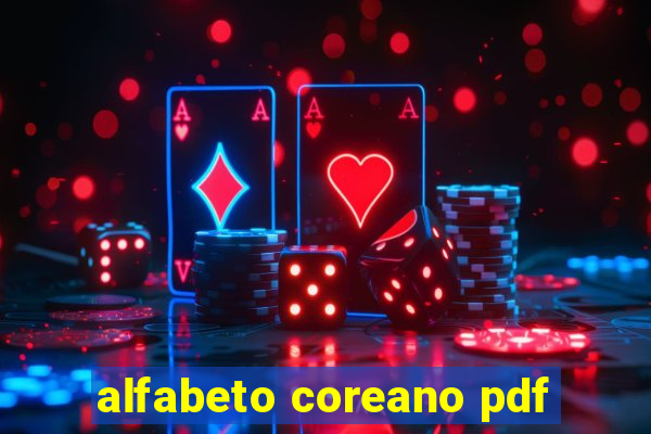 alfabeto coreano pdf