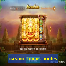 casino bonus codes no deposit