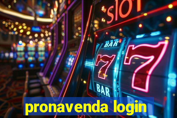 pronavenda login