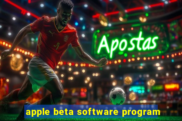 apple beta software program